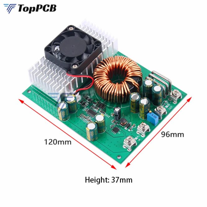 DC-DC 50A 25-90V 1000W перетворювач стабілізатор знижуючий - з вольметром — изображение 5