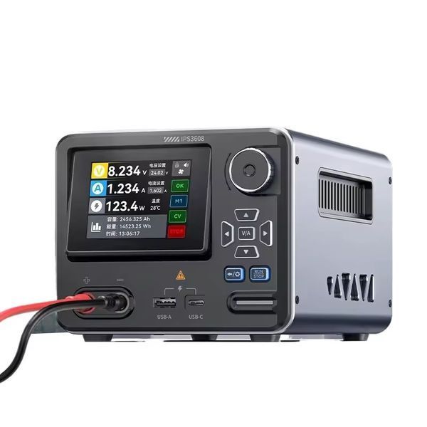 FNIRSI IPS3608 — багатофункціональний AC-DC зарядний пристрій із цифровим керуванням