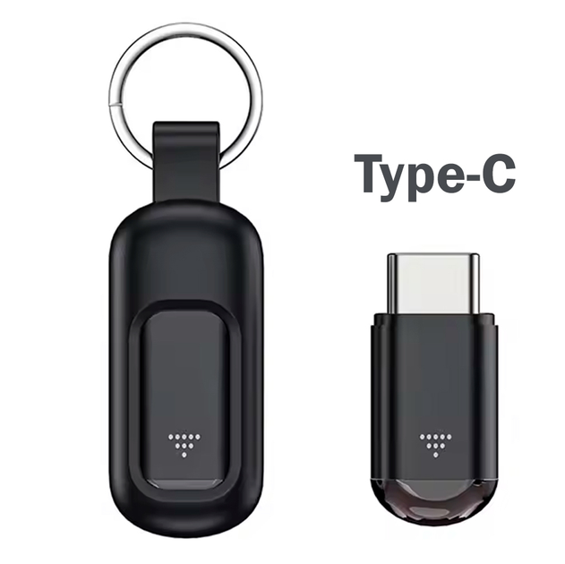 Інтелектуальний USB ІЧ-пульт дистанційного керування Type-C для телефону Міні-адаптер для керування побутовими приладами Чорний