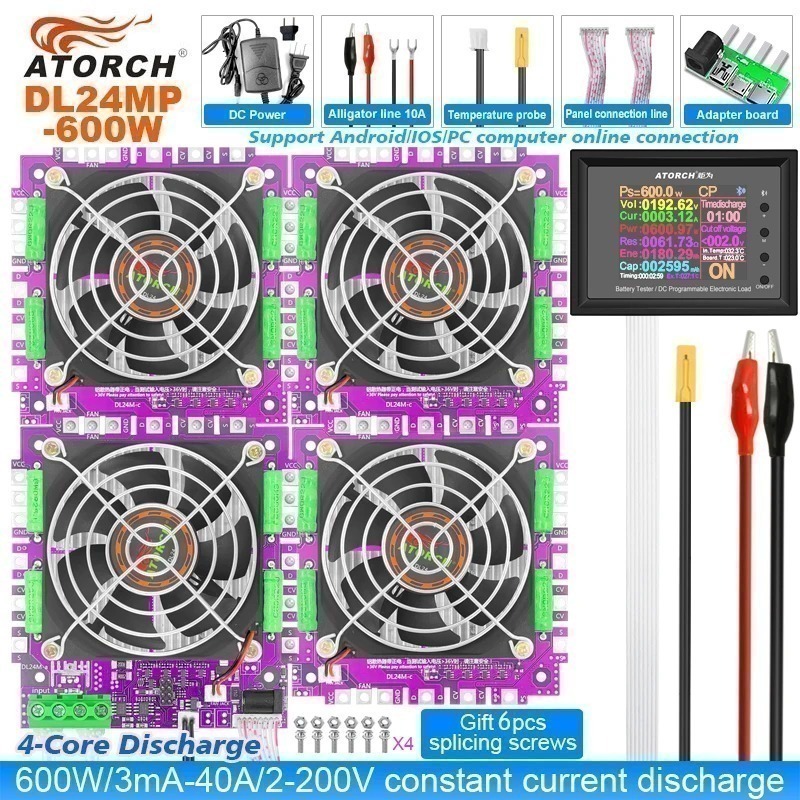 Електронне навантаження DL24MP-600W 200V 40A (Atorch)