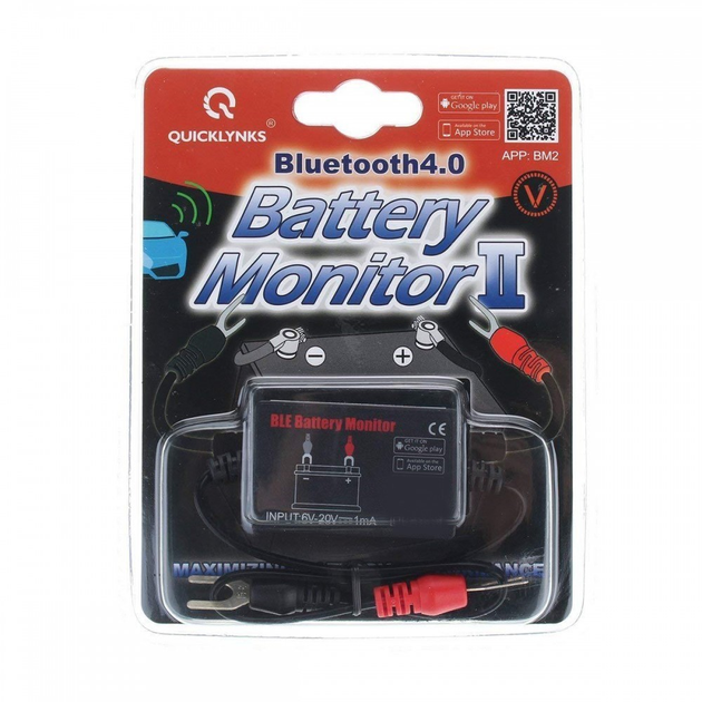 BM2 Тестер акумулятора 12V Bluetooth 4.0 (BM2) Android / iOS