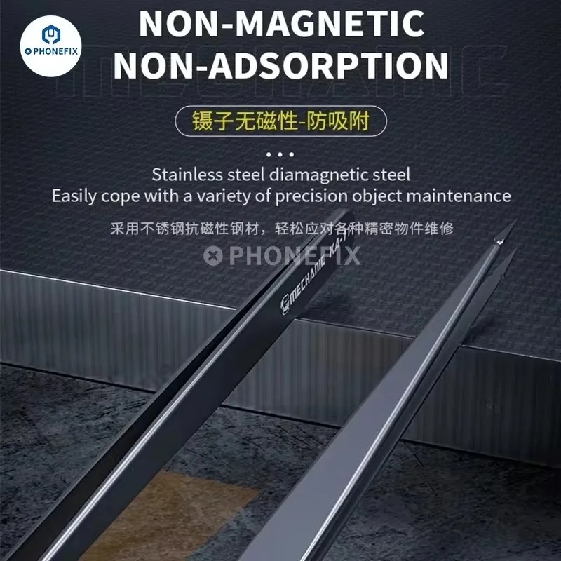 Пінцет монтажний Mechanic KA-11, прямий, 145 мм — изображение 4