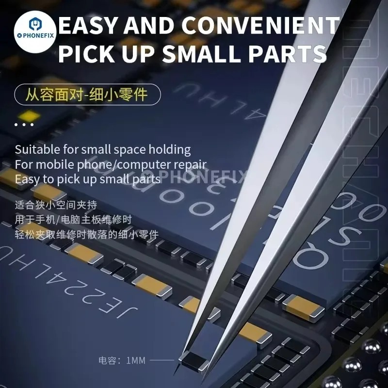 Пінцет монтажний Mechanic KA-11, прямий, 145 мм — изображение 6