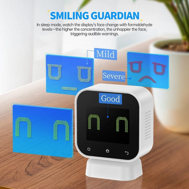 Fnirsi SFD-02 детектор формальдегіду, датчик HCHO і TVOC, аналізатор якості повітря