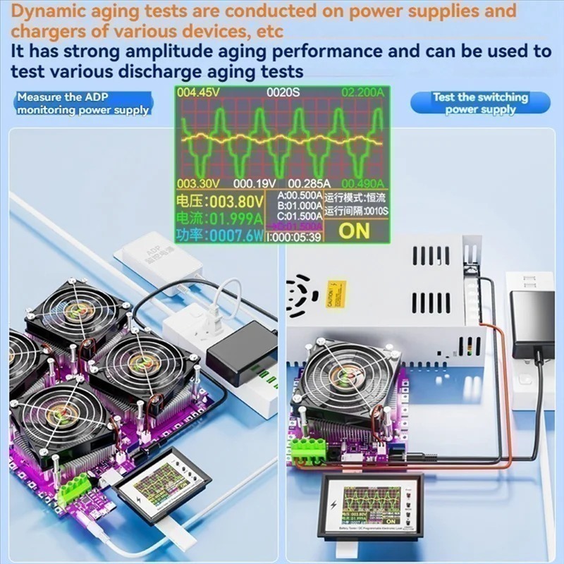 Електронне навантаження B29C-BW600 150W Wifi Bluetooth 30A (Atorch) - 1 модуль — изображение 4