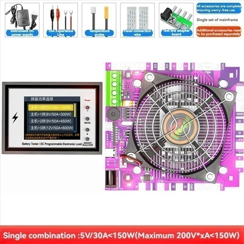 Електронне навантаження B29C-BW600 150W Wifi Bluetooth 30A (Atorch) - 1 модуль — изображение 3