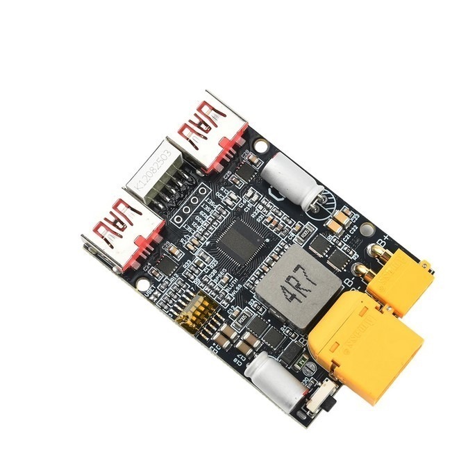 Модуль Power Bank CR-LI100S 100W 2-7S USB / Type-C XT30 XT60 LiFePO4, Li-ion — изображение 10