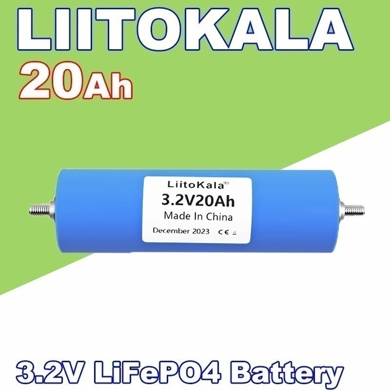Акумулятори 40135 3.2В 20Ah LiFePo4 LiitoKala з нікелевими пластинами оригінальний високострумовий LFP акумулятор (4 шт.) — изображение 2