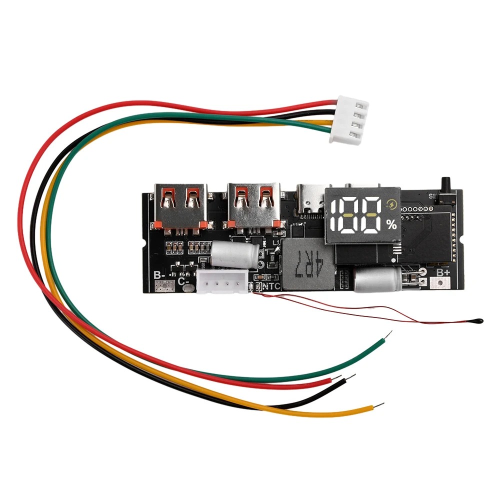 Плата Power Bank PD 100W 4S два роз'єми type-c