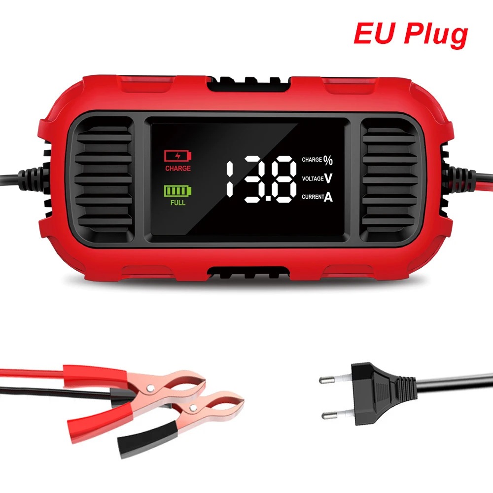 Зарядний пристрій 12В 2А для акумуляторів мотоциклів та автомобілів