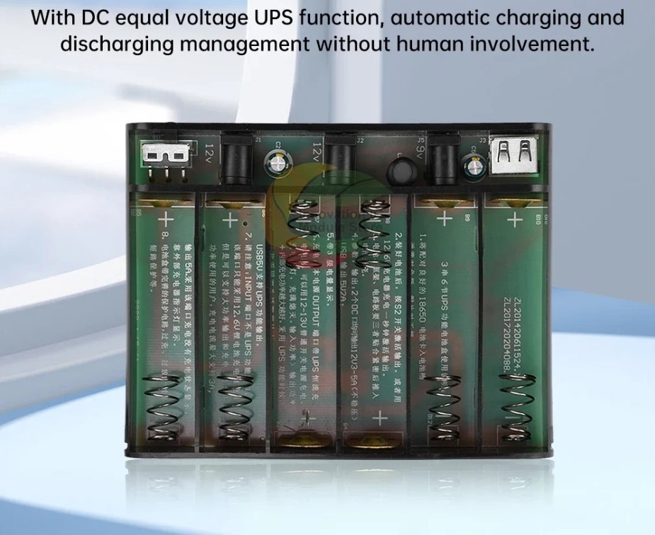 Безперебійник (UPS ) для WI-Fi роутера 20400 maH підтримує 5/9/12V