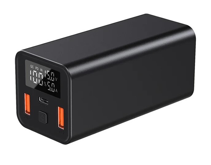 Корпус для повербанка Power bank 2xUSB-A 1xUSB-C 100W Black