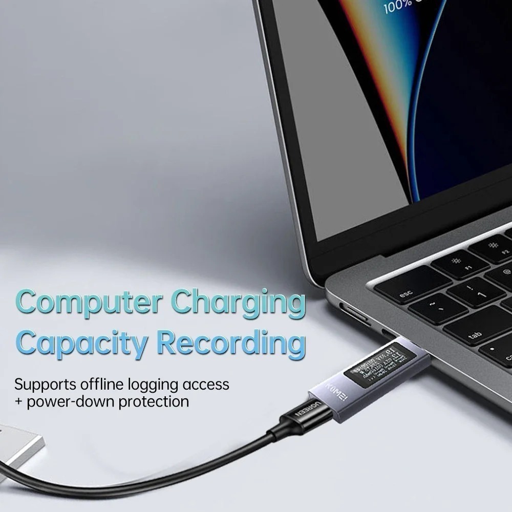 Тестер USB Type-C / 240W / 4-30V / QC3.0 / 12А - KOWSI KWS-2301C — изображение 3