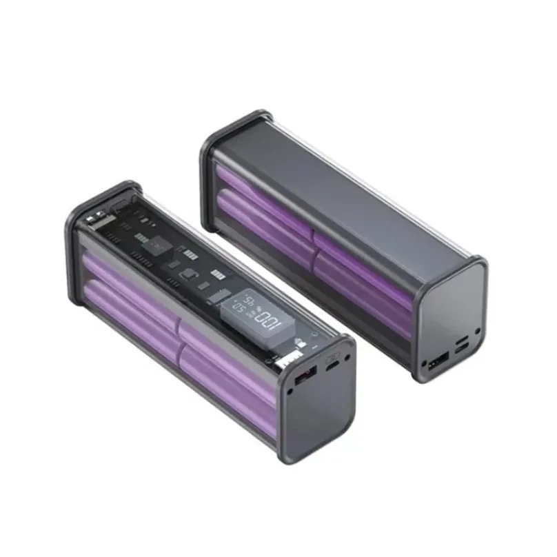 Корпус-кейс повербанку DIY Pro /Зроби сам, під пайку елементів живлення, для фахівців/ 22.5W PD QC під АКБ 8x18650