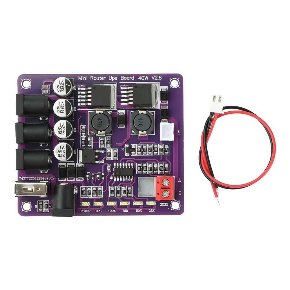 Плата UPS для роутера, модема 40W 12,6 В до 13,0 В