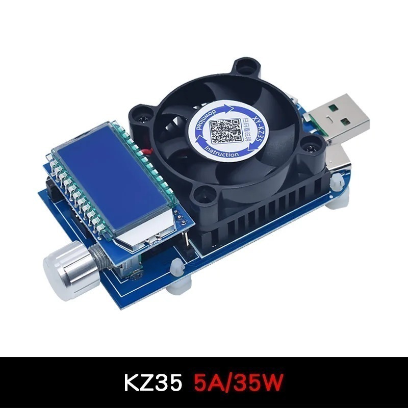 KZ35 електронне навантаження USB 35 Вт — 5 А