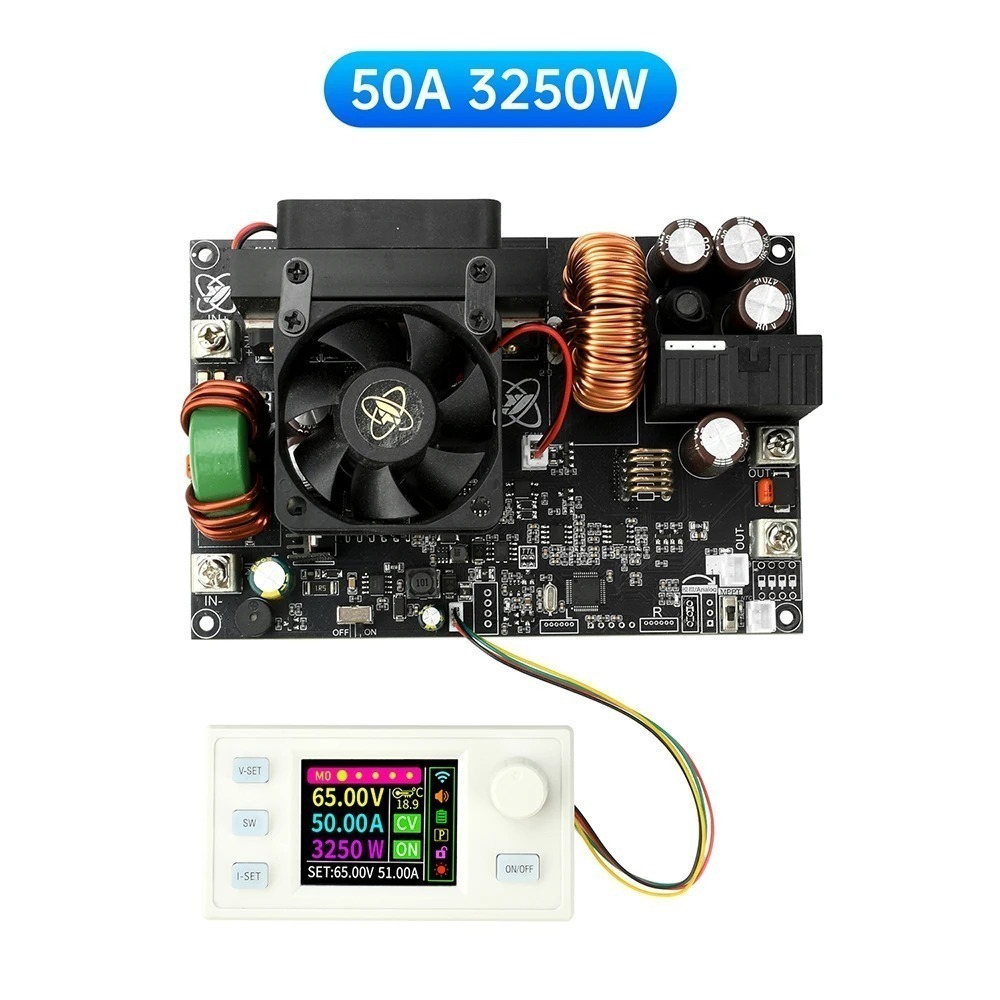 Понижувальний регульований блок живлення XY6550S 0–65В 0–50А 3250Вт