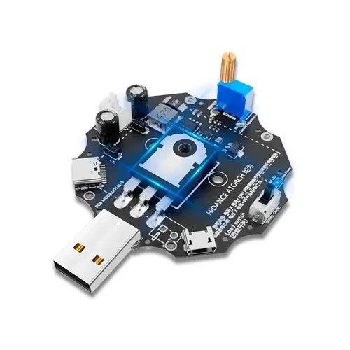 USB навантаження електронне регульоване 65Вт, навантажувальний резистор Atorch (117580)