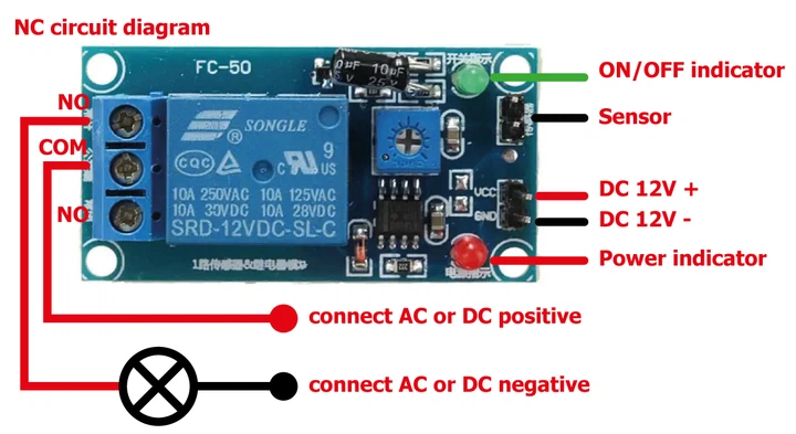 Датчик з реле для визначення вологості ґрунту FC-50