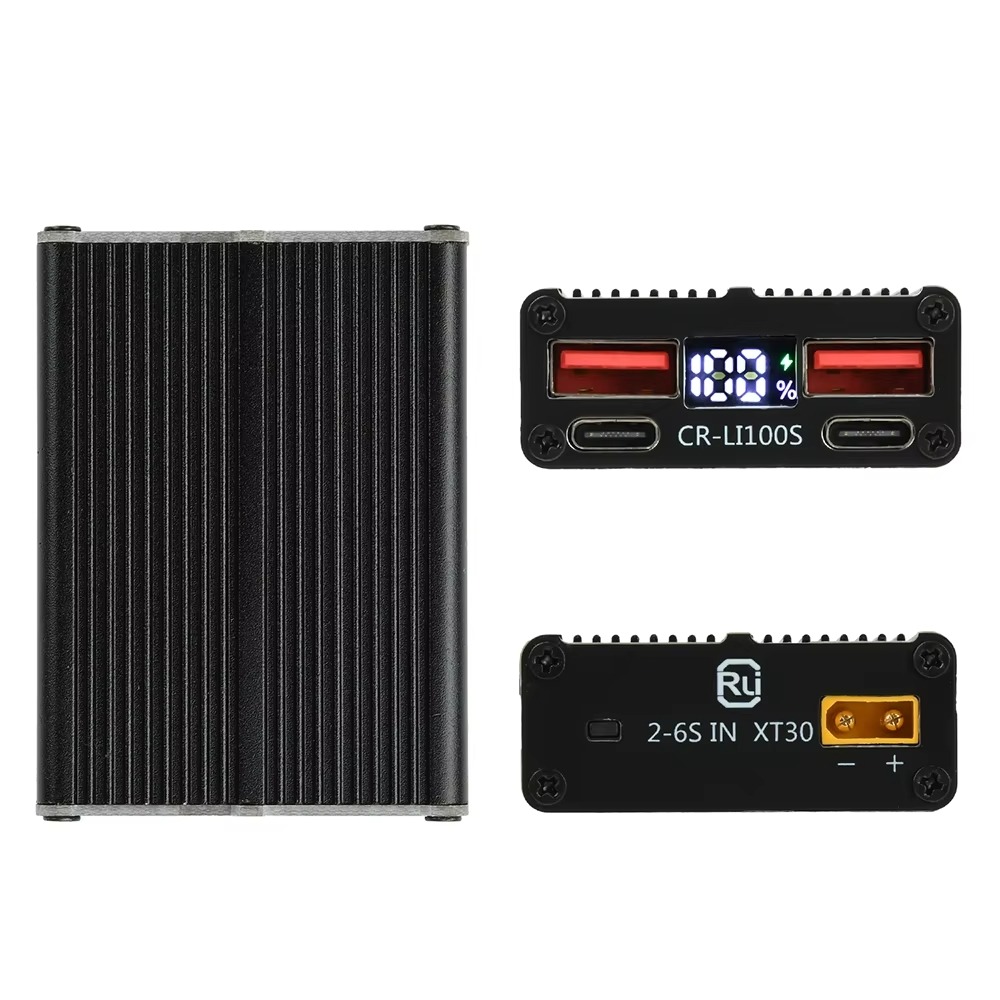 Модуль швидкої зарядки 100W (2-7S) BMS-плата для повербака з TYPE-C, USB та XT30